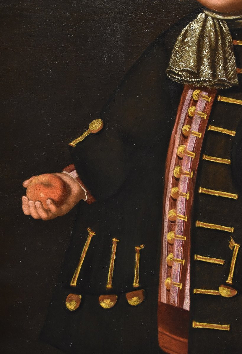 Portrait d'Un Jeune Garçon, Eécole Lombarde du XVIIe Siècle-photo-3