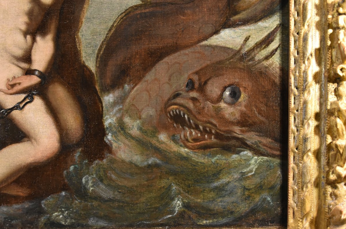 Andromeda And The Sea Monster, Agostino Carracci (1557-1602) Circle Of-photo-3