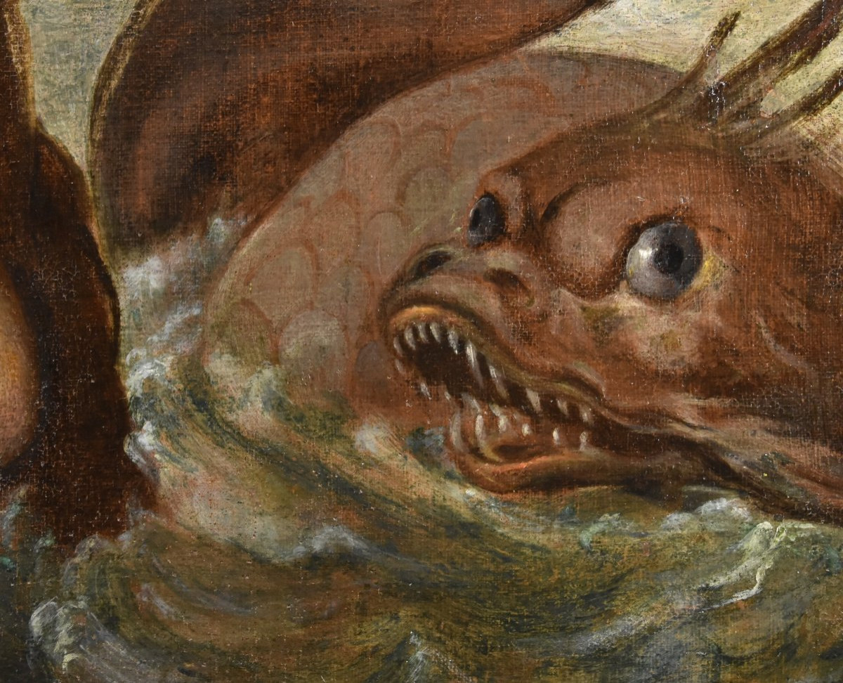 Andromeda And The Sea Monster, Agostino Carracci (1557-1602) Circle Of-photo-6