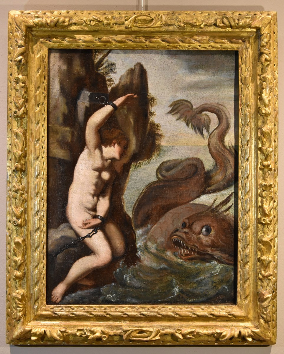 Andromeda And The Sea Monster, Agostino Carracci (1557-1602) Circle Of