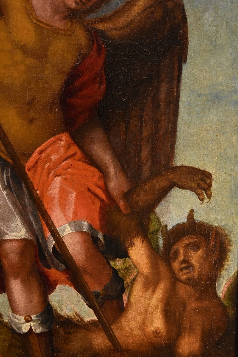 Saint Michael The Archangel Victorious, Tuscany - 16th Century-photo-1