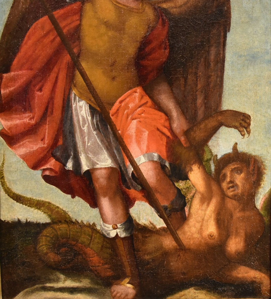 Saint Michael The Archangel Victorious, Tuscany - 16th Century-photo-5