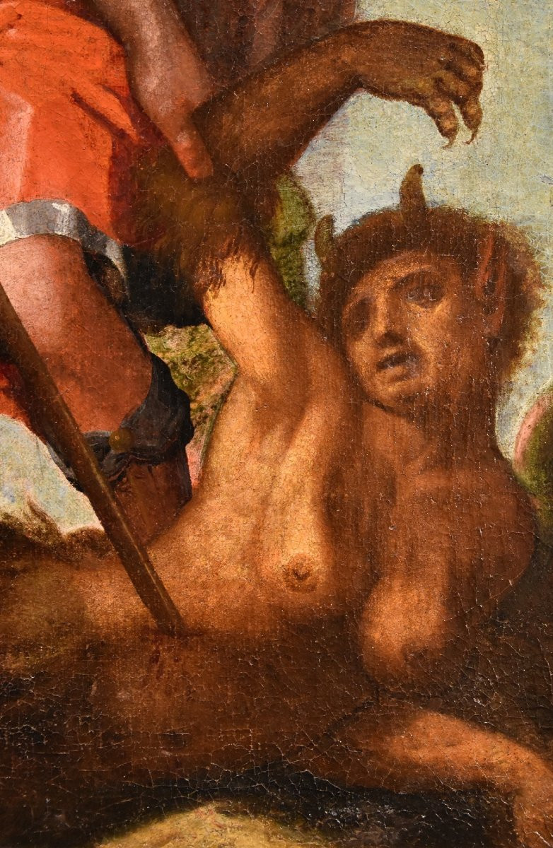 Saint Michael The Archangel Victorious, Tuscany - 16th Century-photo-6