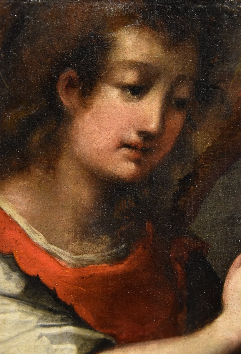 Ange de l'Annonciation, Peintre toscan du XVIIe siècle-photo-3