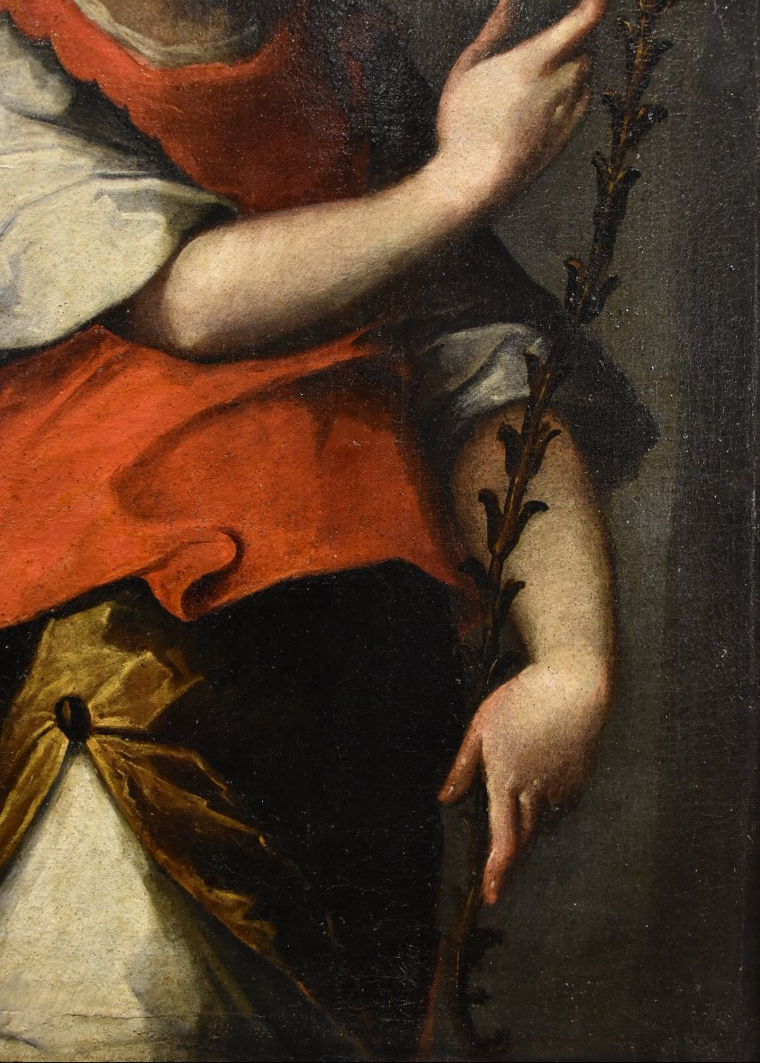 Ange de l'Annonciation, Peintre toscan du XVIIe siècle-photo-4