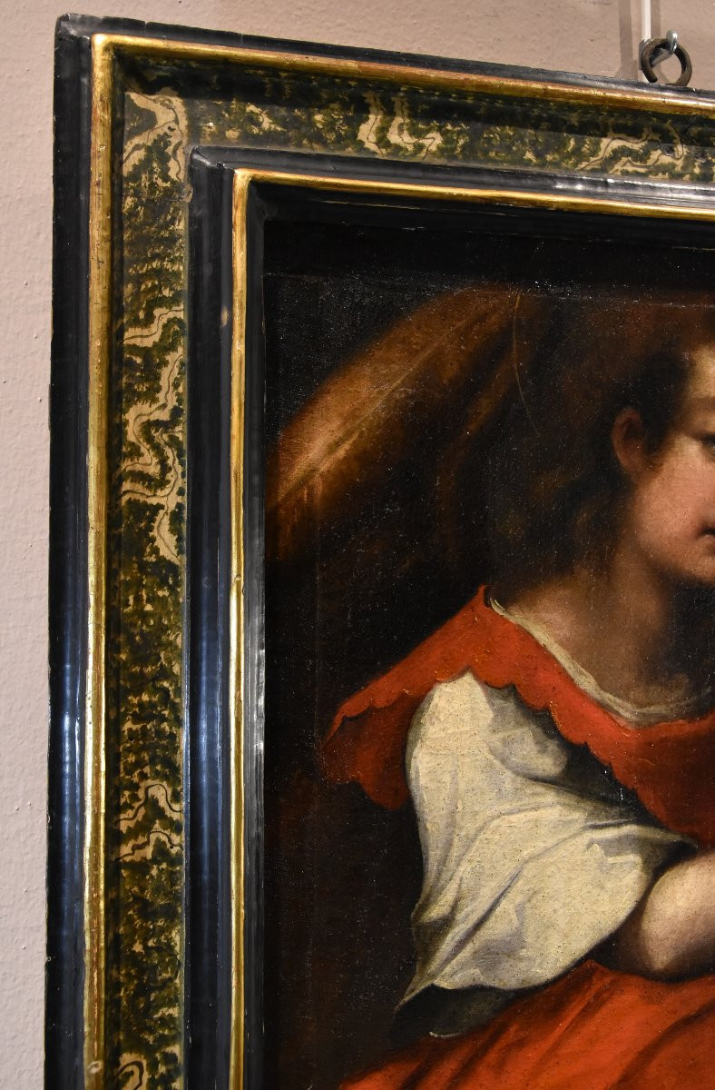 Ange de l'Annonciation, Peintre toscan du XVIIe siècle-photo-6