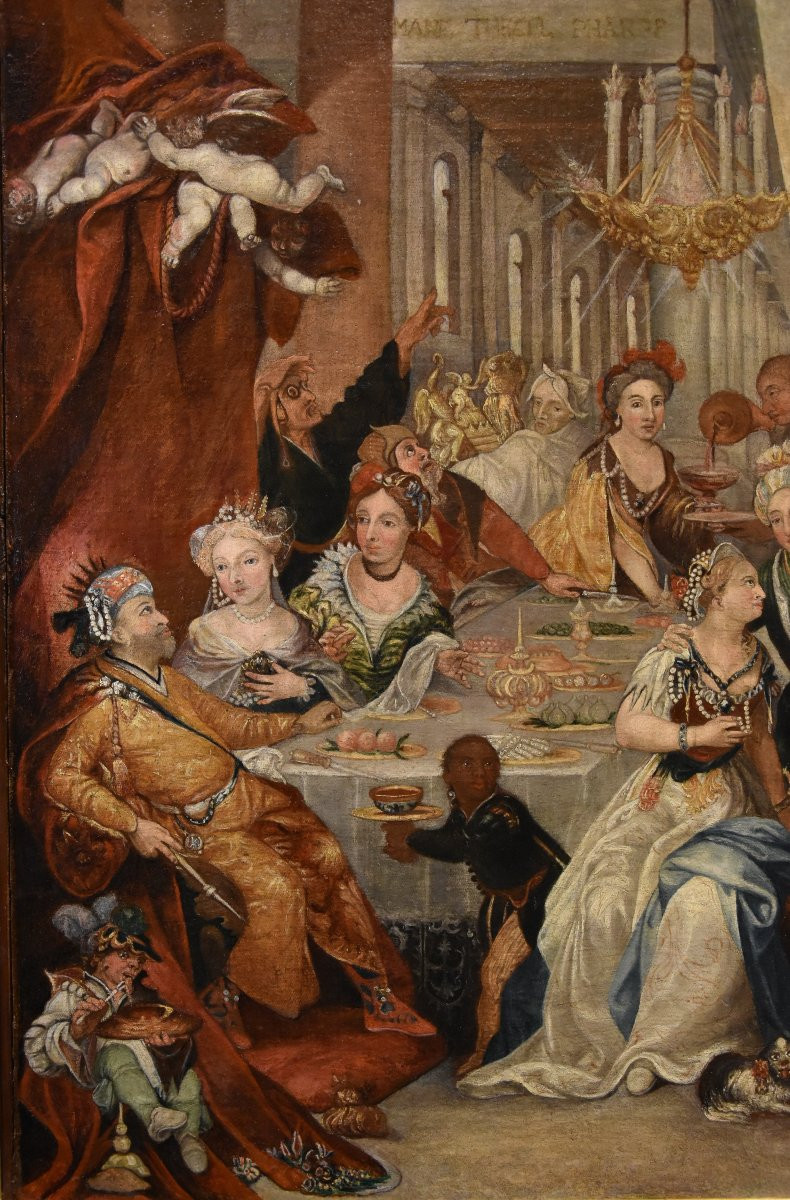 Le festin de Balthazar, Frans Francken II (Anvers, 1581-1642) atelier/cercle-photo-4