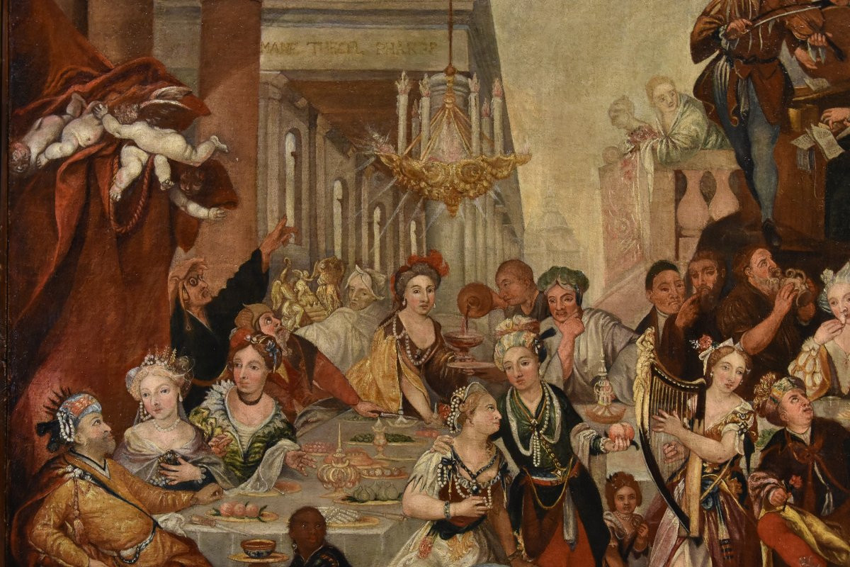Le festin de Balthazar, Frans Francken II (Anvers, 1581-1642) atelier/cercle-photo-1