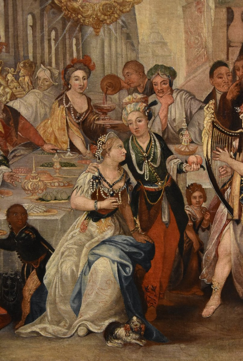 Le festin de Balthazar, Frans Francken II (Anvers, 1581-1642) atelier/cercle-photo-4