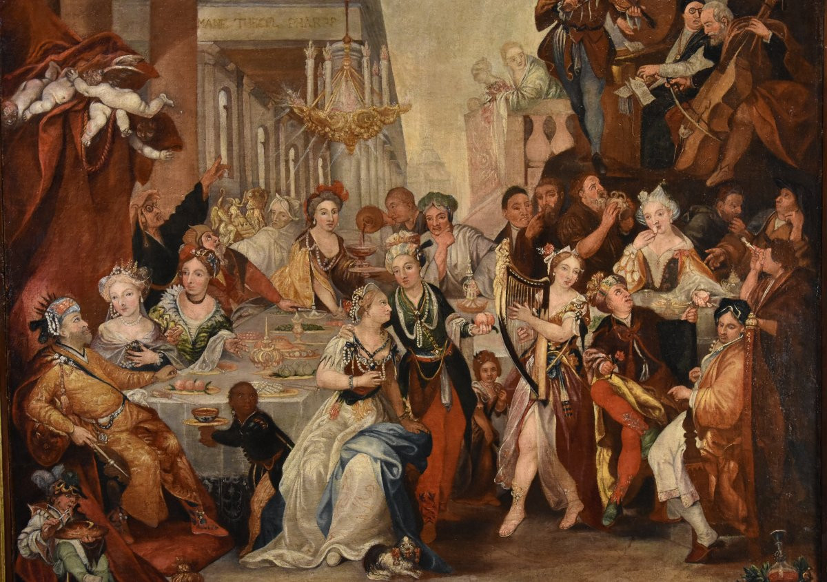 Le festin de Balthazar, Frans Francken II (Anvers, 1581-1642) atelier/cercle-photo-5