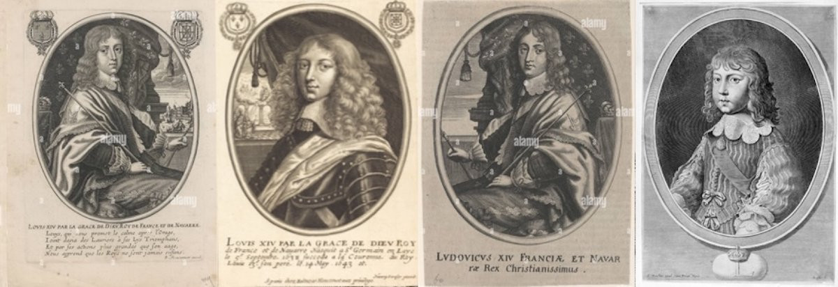 Portrait Of Louis XIV As A Child, French Painter 17th/18th Centuries-photo-2