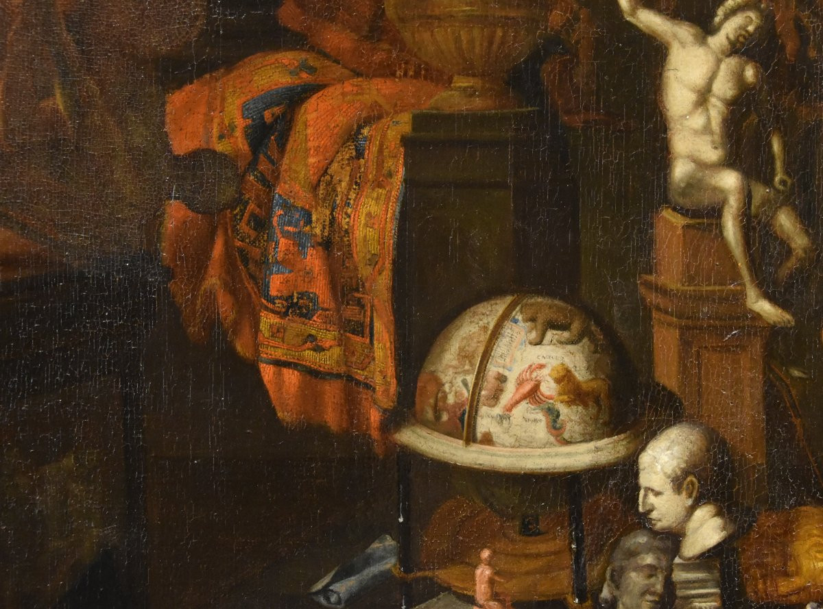 L'atelier de l'artiste, Gerard Thomas (Anvers 1663-1720) Attribuable-photo-7