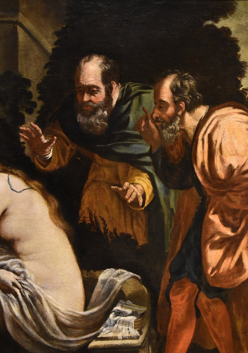 Susanna And The Old Men, Painter Active In Rome In The Early 17th Century-photo-4