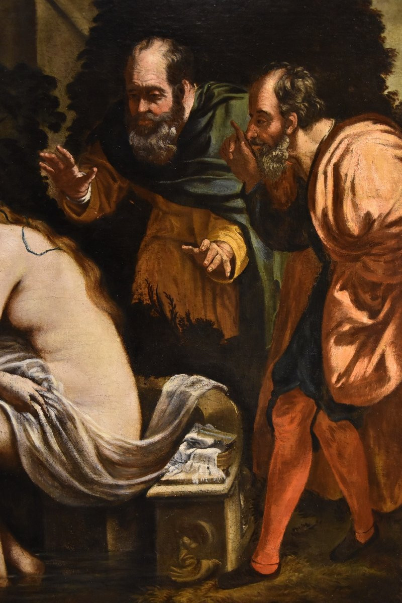 Susanna And The Old Men, Painter Active In Rome In The Early 17th Century-photo-1