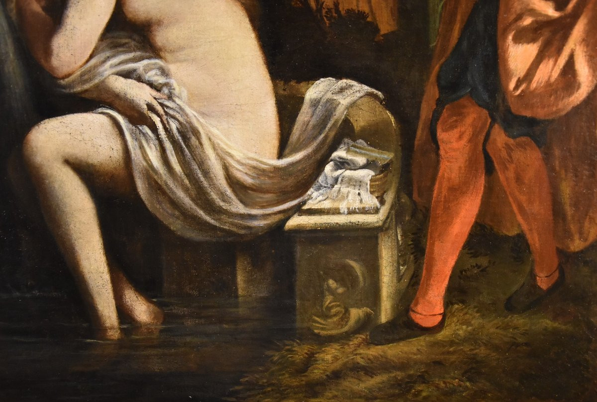Susanna And The Old Men, Painter Active In Rome In The Early 17th Century-photo-6