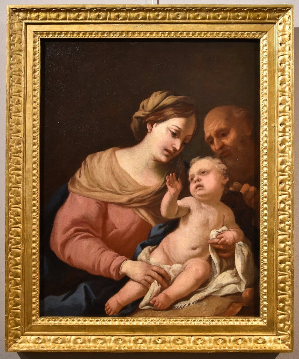 The Holy Family, Domenico Piola (genoa 1627-1703) Circle Of -photo-2