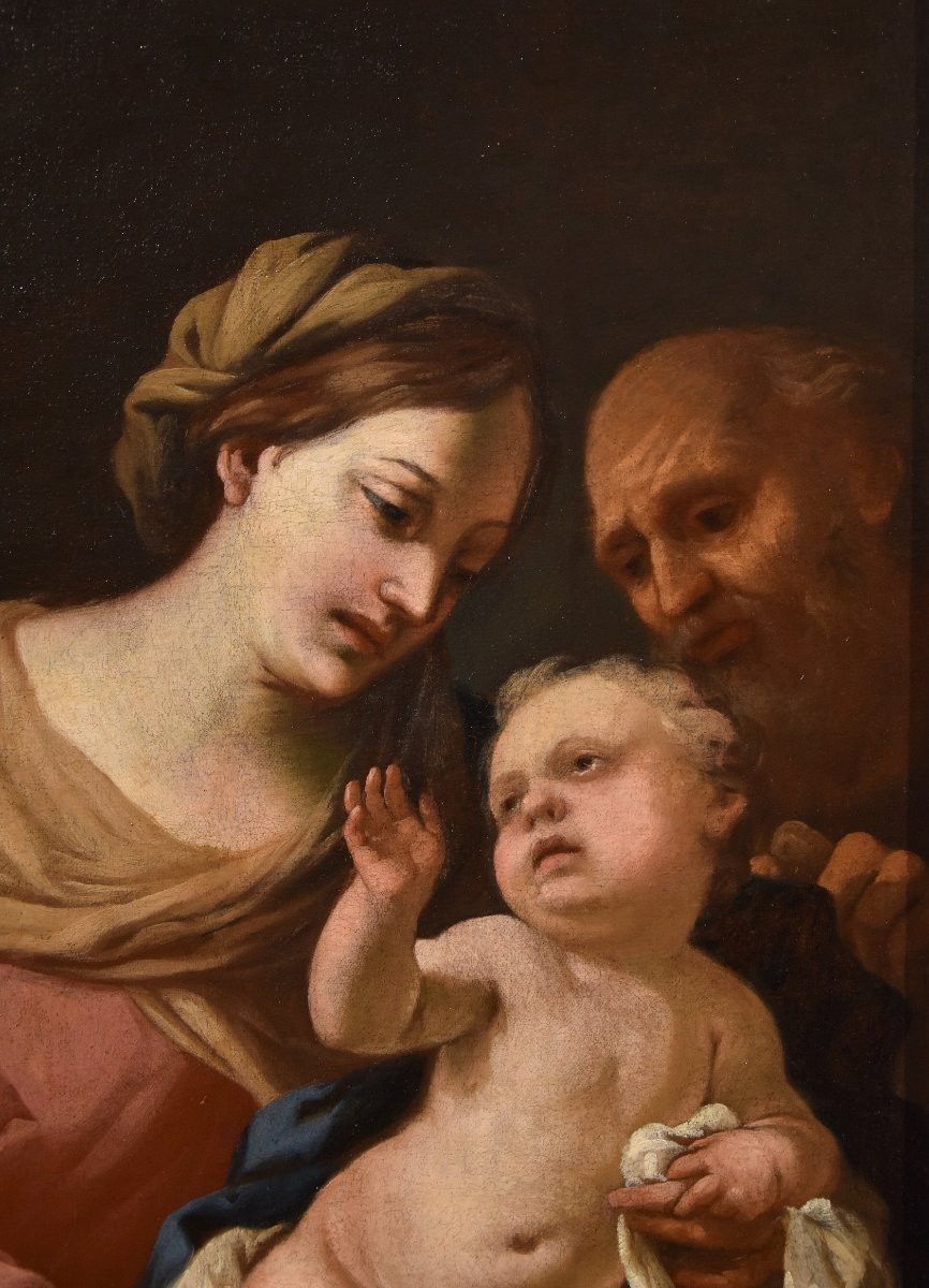 The Holy Family, Domenico Piola (genoa 1627-1703) Circle Of -photo-4