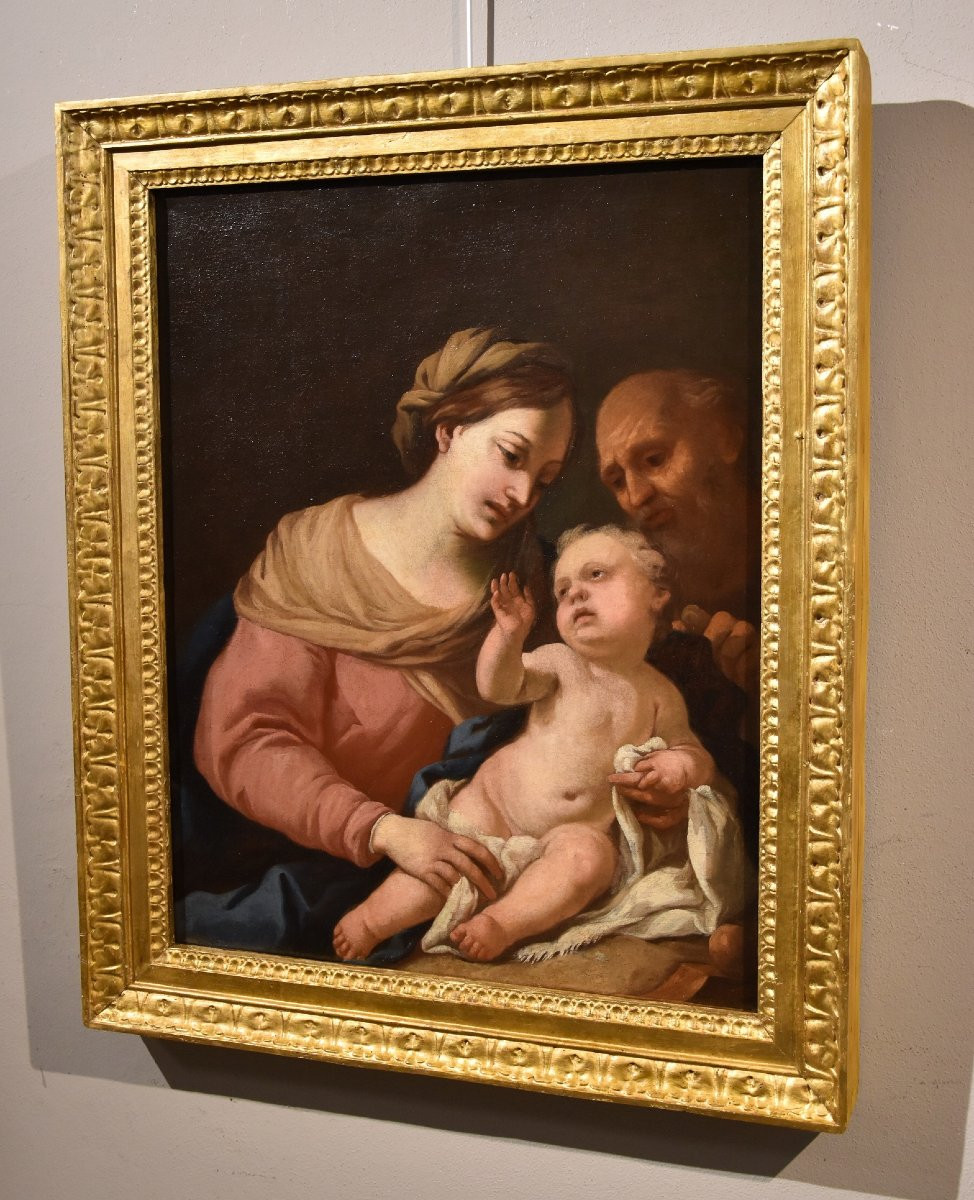 The Holy Family, Domenico Piola (genoa 1627-1703) Circle Of -photo-6