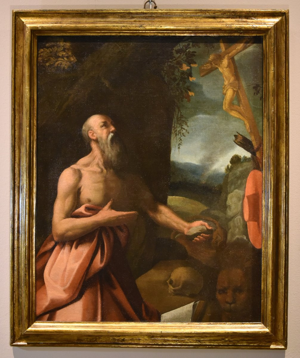 Saint Jerome, Workshop Of Alessandro Bonvicino, Known As Il Moretto (brescia, C. 1498 – 1554)-photo-2