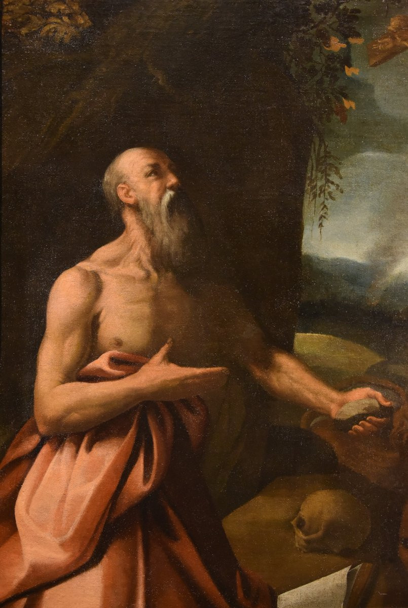 Saint Jerome, Workshop Of Alessandro Bonvicino, Known As Il Moretto (brescia, C. 1498 – 1554)-photo-1