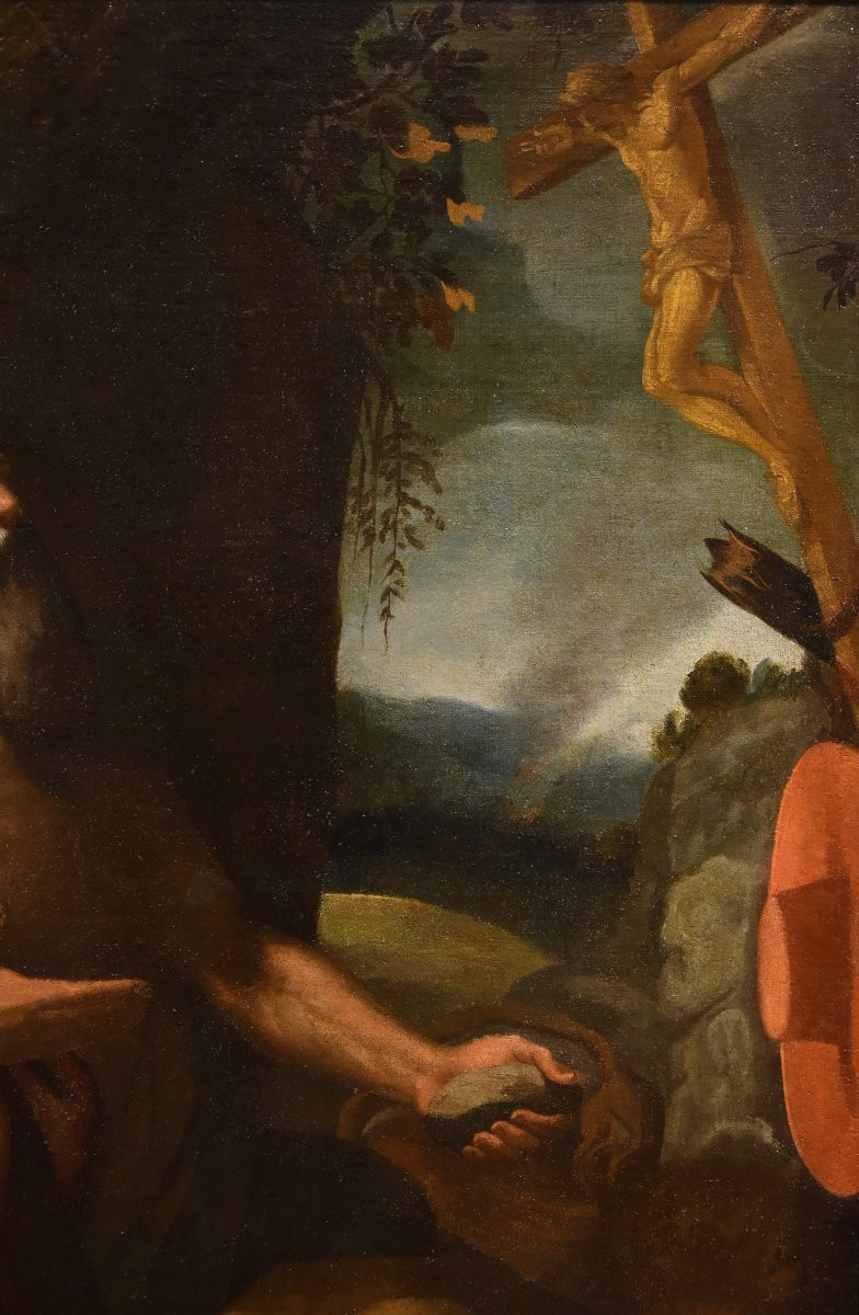Saint Jerome, Workshop Of Alessandro Bonvicino, Known As Il Moretto (brescia, C. 1498 – 1554)-photo-2