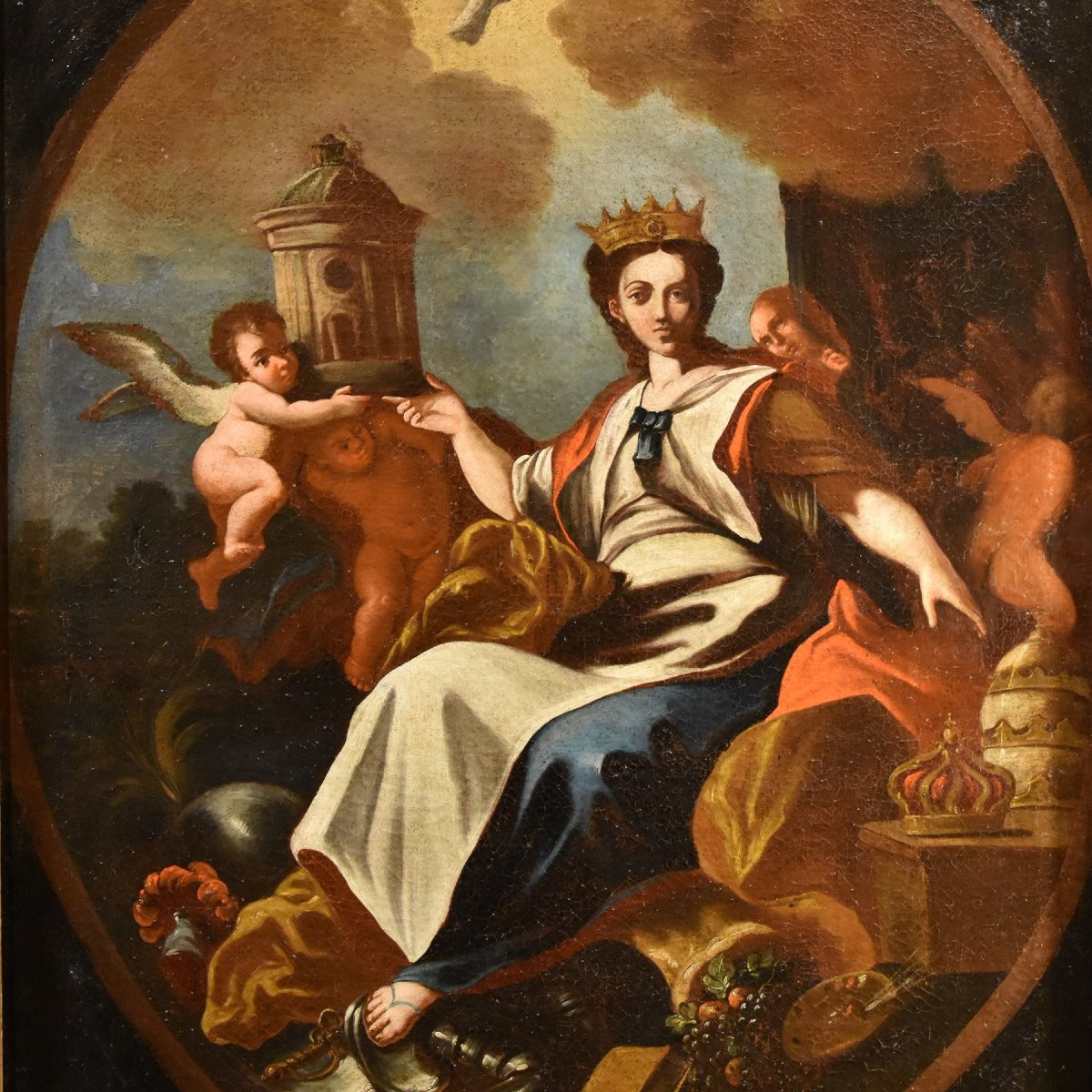 l'Allégorie De l'Europe, Francesco Solimena (naples 1657 - 1747) Atelier/cercle-photo-2