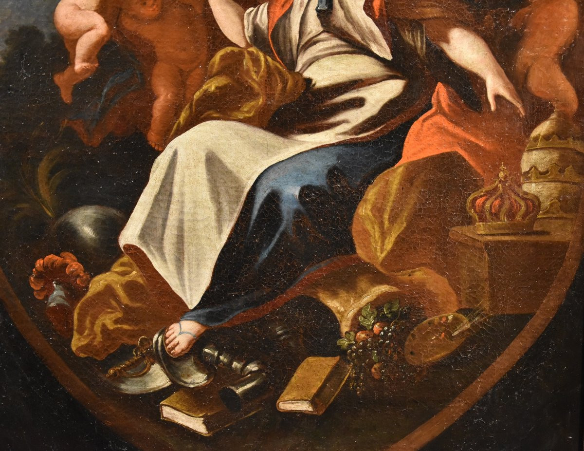 l'Allégorie De l'Europe, Francesco Solimena (naples 1657 - 1747) Atelier/cercle-photo-3