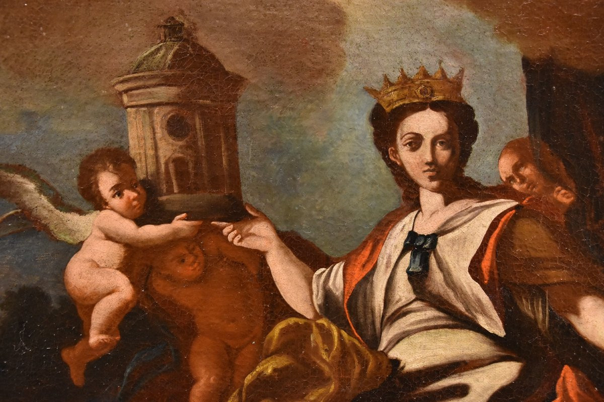 l'Allégorie De l'Europe, Francesco Solimena (naples 1657 - 1747) Atelier/cercle-photo-7