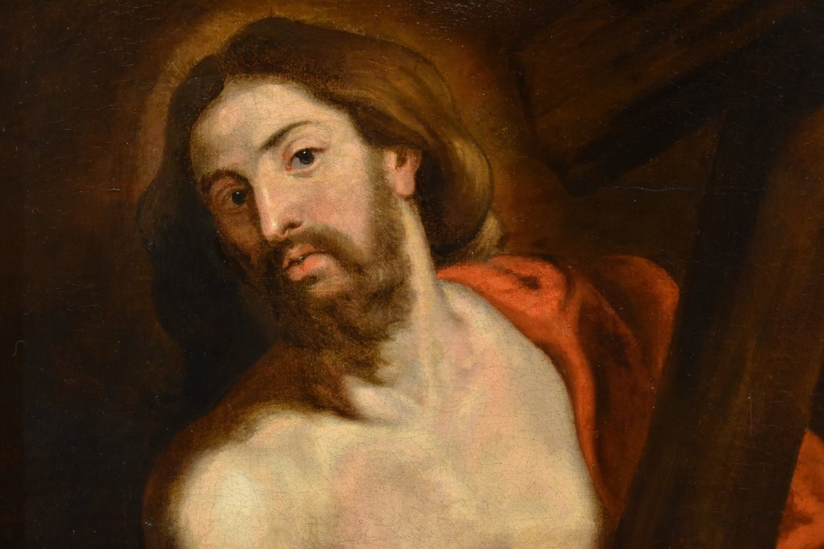 Christ Carrying The Cross, Anthoon Van Dyck (antwerp 1599 - London 1641) Workshop-photo-1
