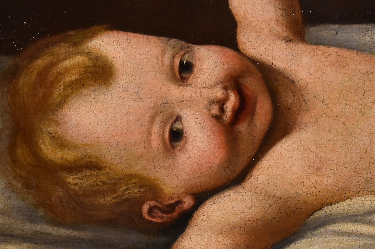 Enfant Jésus, Peintre Lombard Actif Au XVIIe Siècle-photo-4