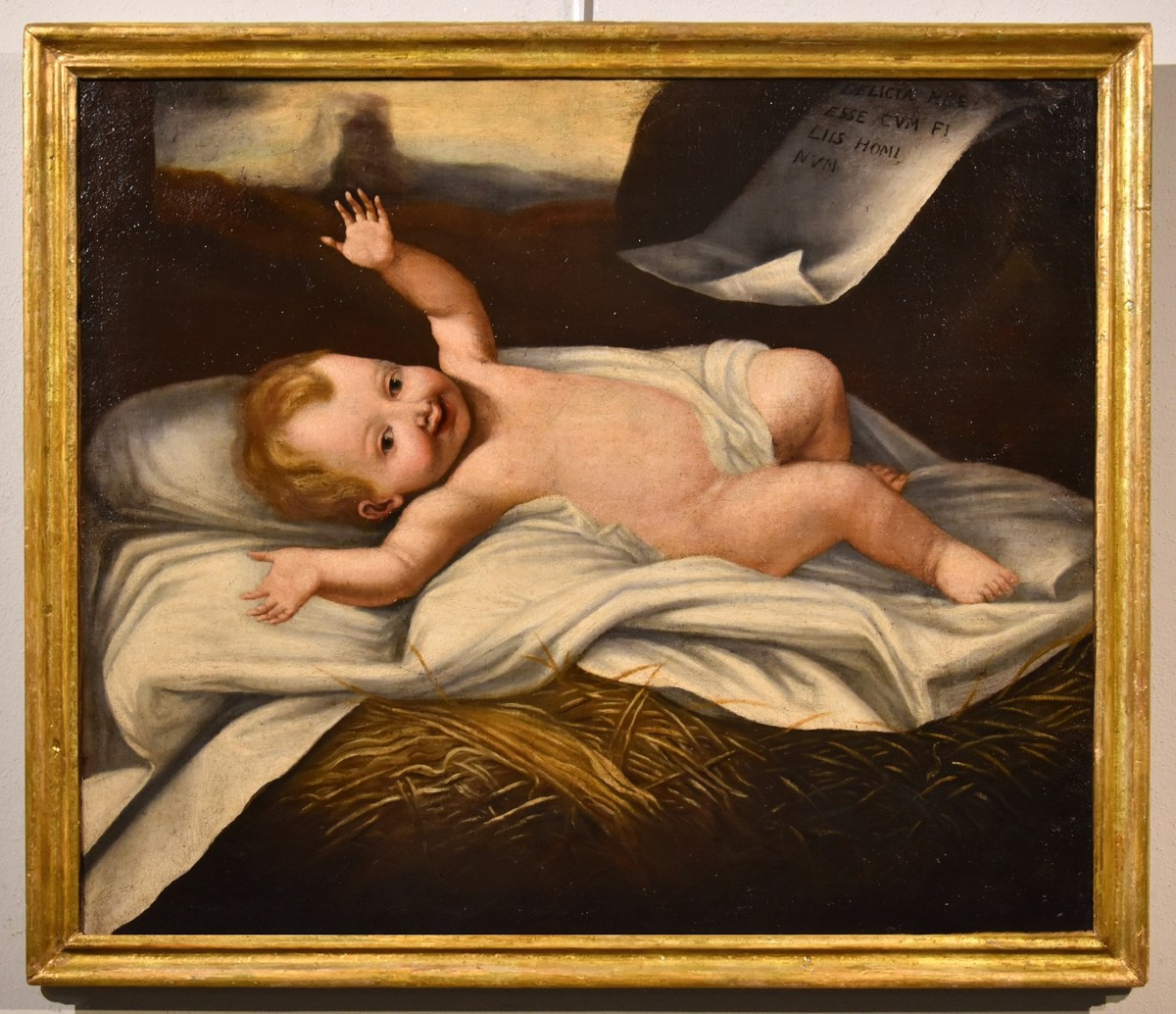 Enfant Jésus, Peintre Lombard Actif Au XVIIe Siècle
