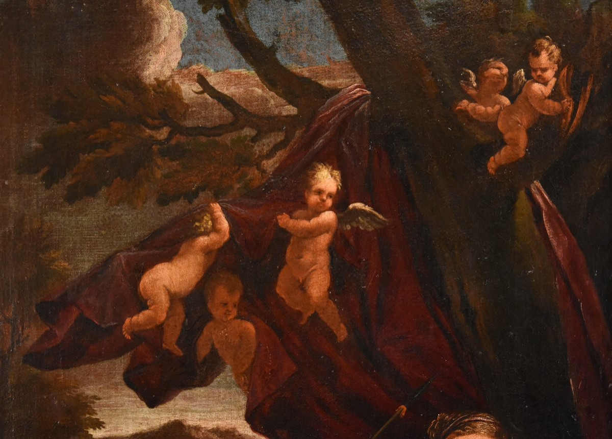 Le Repos De Diane, Guillaume Courtois, dit "il Borgognone" (Saint Hippolyte 1626 - Rome 1679) -photo-1