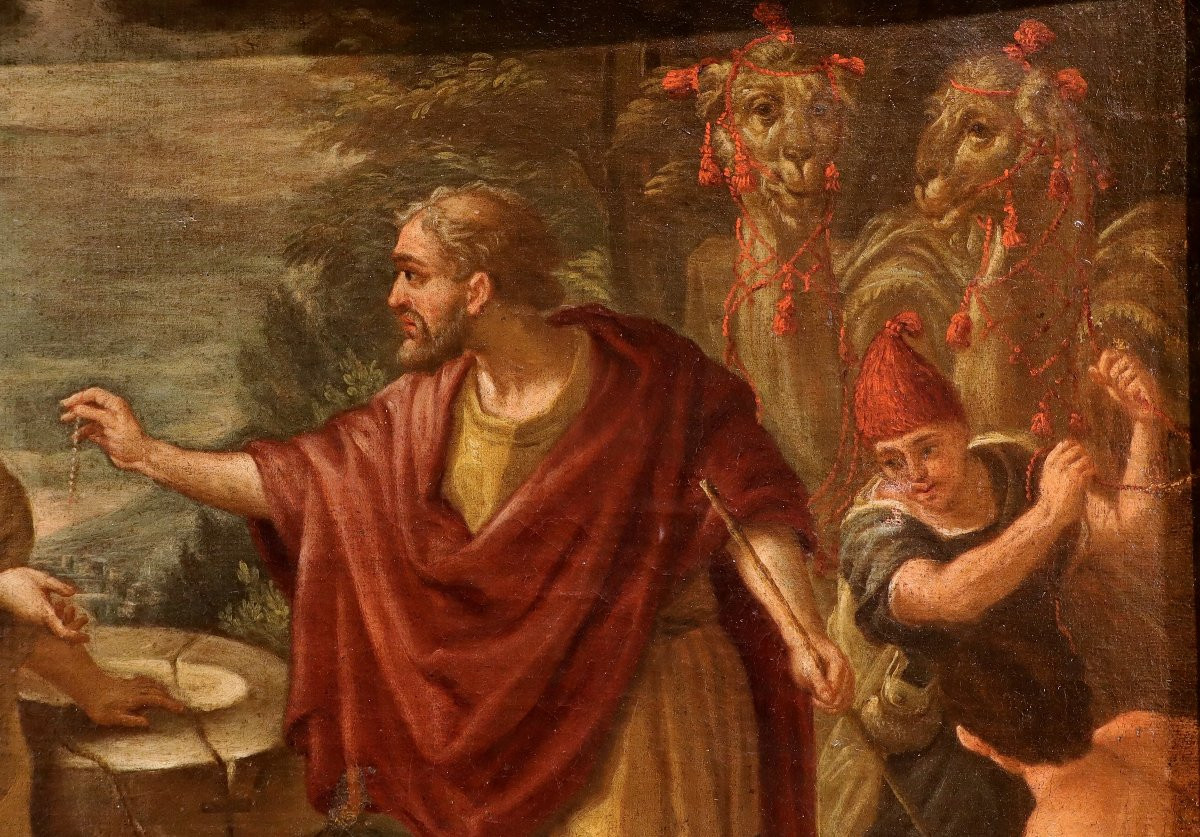 Rebecca At The Well - Follower Of Pietro Da Cortona (cortona 1596 - Rome 1669)-photo-5