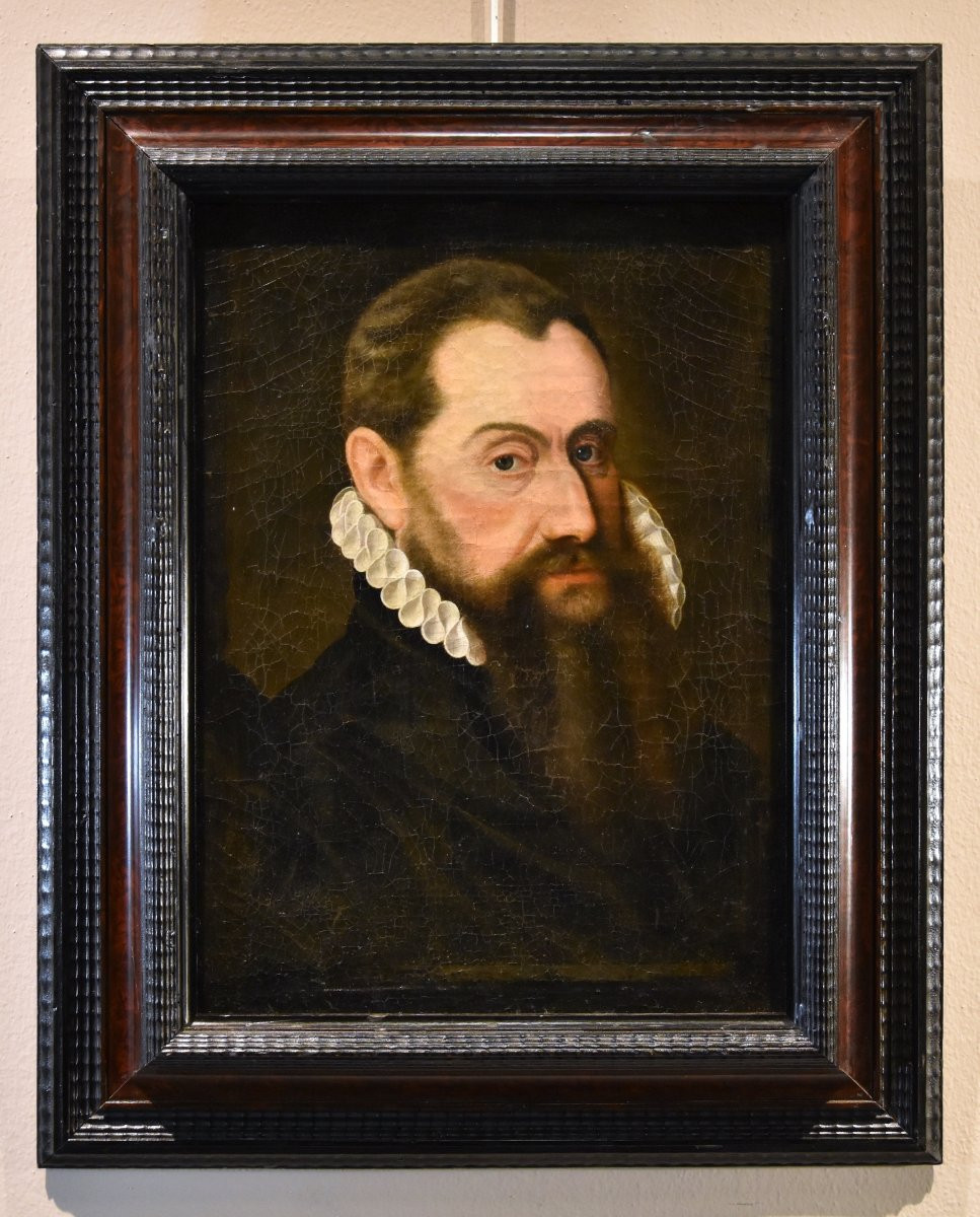 Portrait Of A Gentleman In Renaissance Dress, Frans Pourbus (bruges, 1545 - Antwerp, 1581)-photo-3