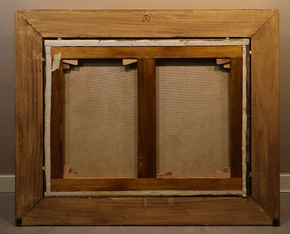 Faune, nymphe et deux putti, Pietro Liberi (Padoue 1605 - Venise 1687) suiveur-photo-8