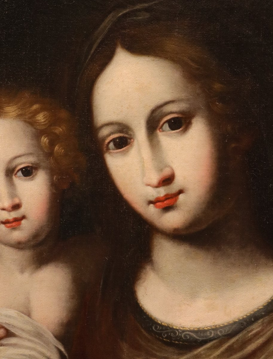 Madonna And Child, Workshop Of Alessandro Allori (florence 1535 - 1607)-photo-4