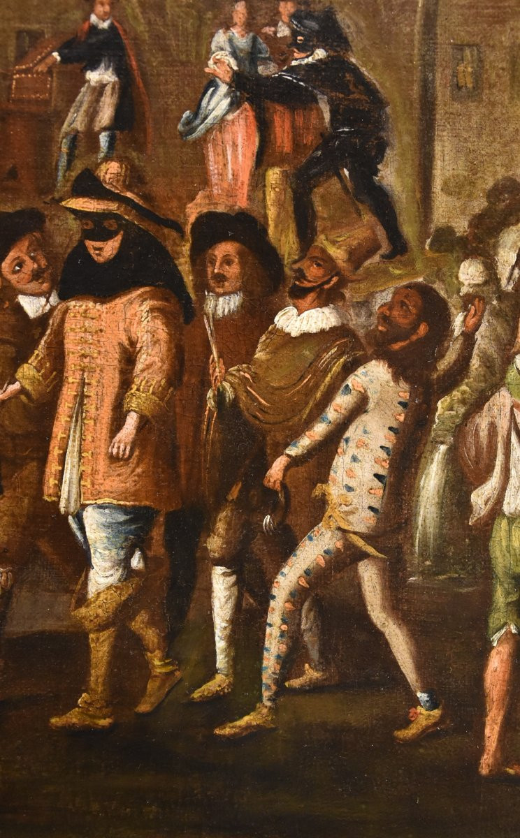 Carnaval à Rome in Piazza Navona, atelier de Michelangelo Cerquozzi (1602 - 1660)-photo-6