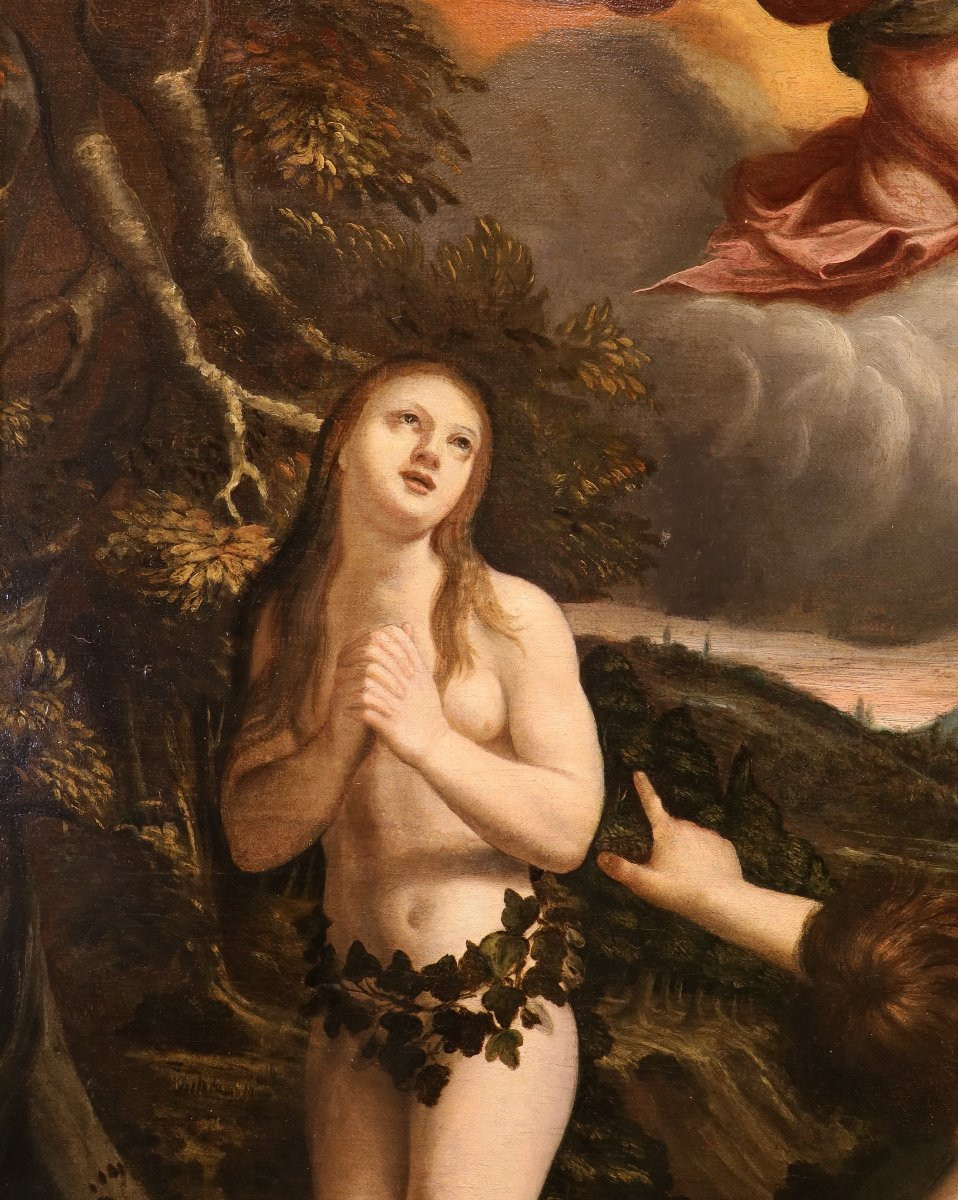 Adam And Eve Expelled From The Garden Of Eden, Abraham Bloemaert (gorinchem 1564 - Utrecht 1651-photo-4