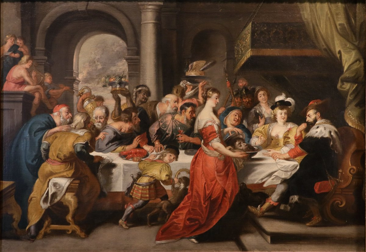 Le banquet d'Hérode, Peter Paul Rubens (Siegen 1577- Anvers 1640) atelier-photo-2