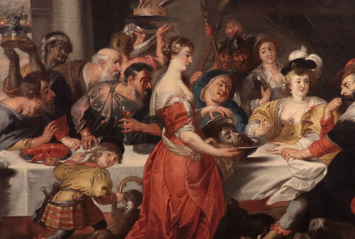 Le banquet d'Hérode, Peter Paul Rubens (Siegen 1577- Anvers 1640) atelier-photo-4