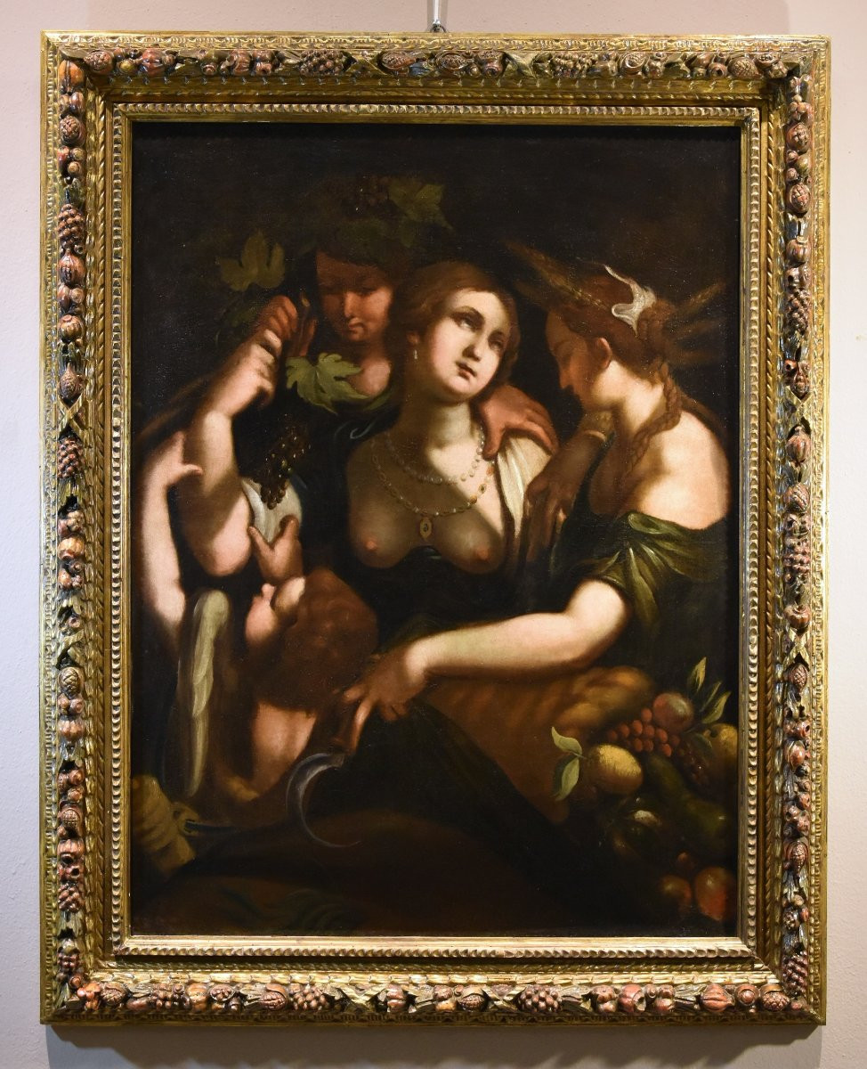 Venus, Bacchus And Ceres, Giovanni Battista Paggi (genoa 1554 – Genoa 1627)-photo-2