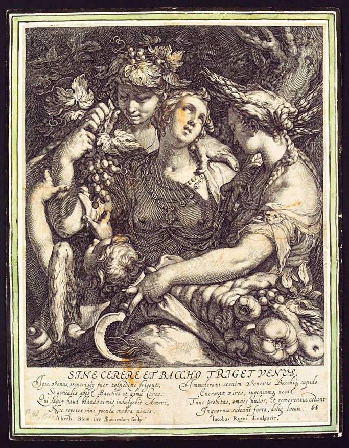 Venus, Bacchus And Ceres, Giovanni Battista Paggi (genoa 1554 – Genoa 1627)-photo-2