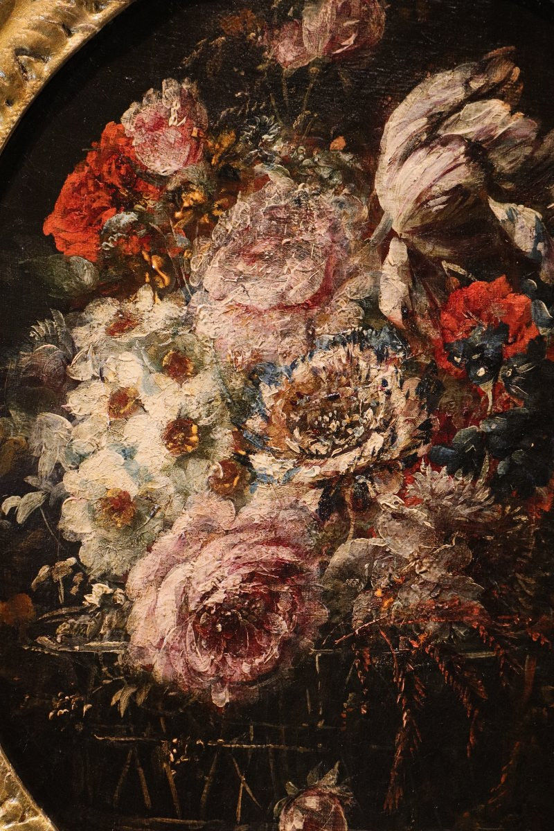 Paire de natures mortes de fleurs, Margherita Caffi (Crémone 1647 – Milan 1710) atelier de-photo-4