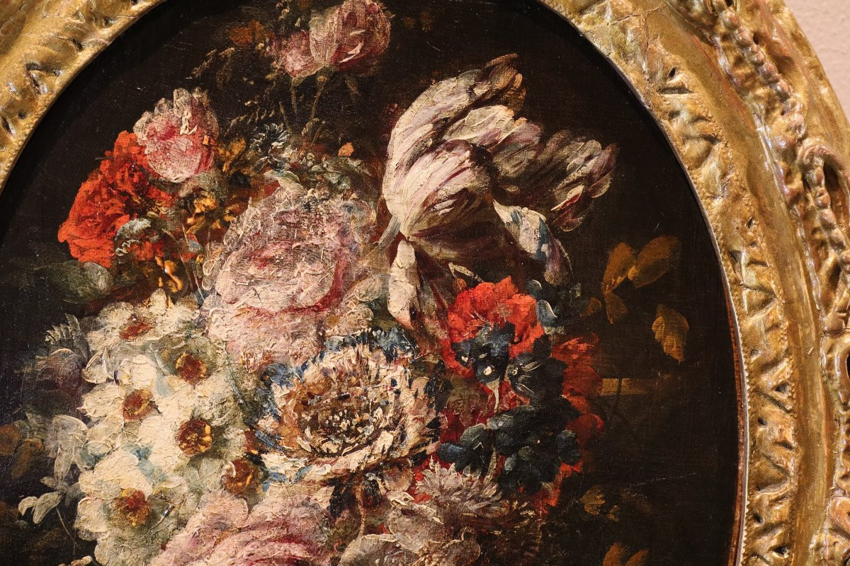 Paire de natures mortes de fleurs, Margherita Caffi (Crémone 1647 – Milan 1710) atelier de-photo-1