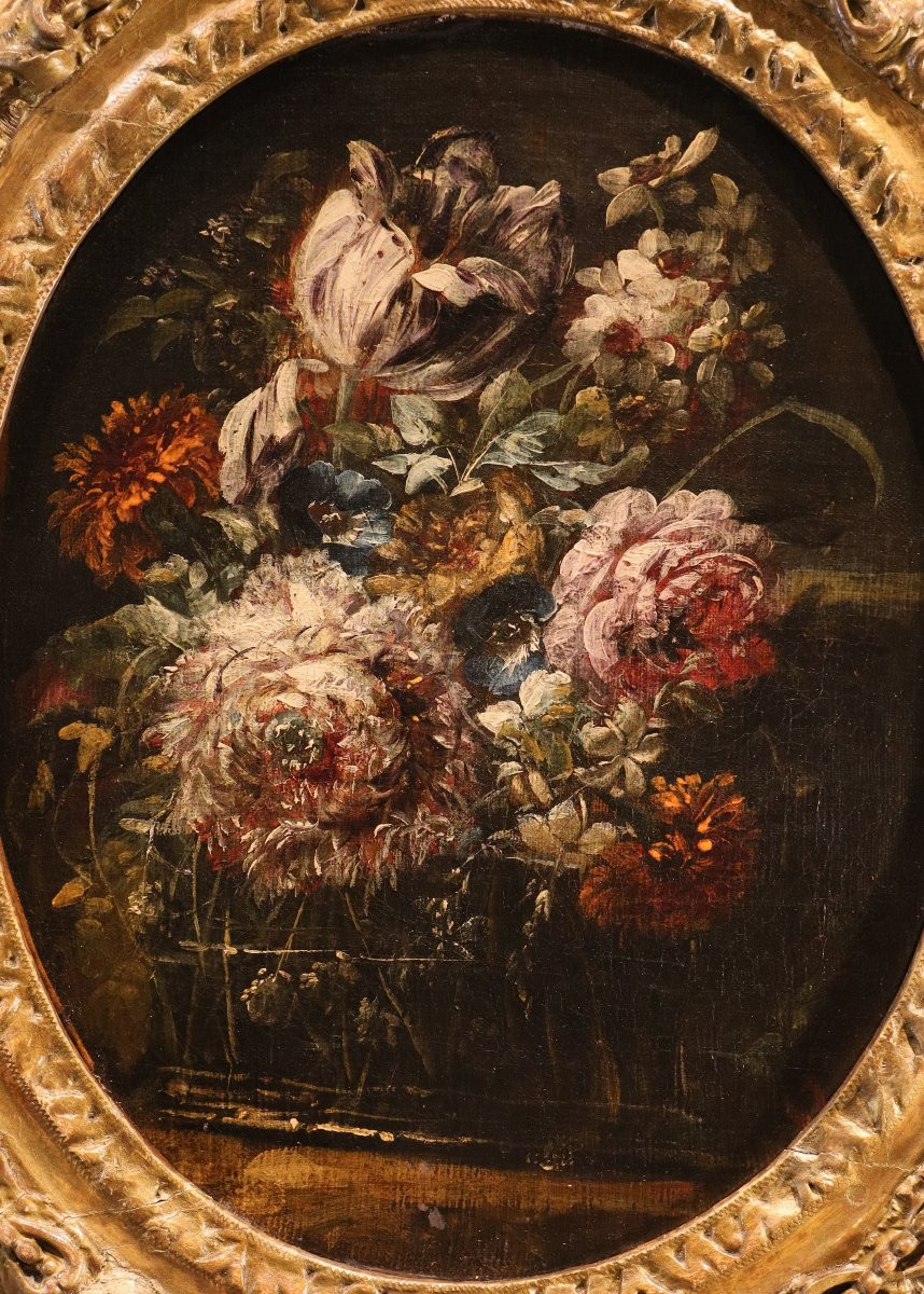 Paire de natures mortes de fleurs, Margherita Caffi (Crémone 1647 – Milan 1710) atelier de-photo-2