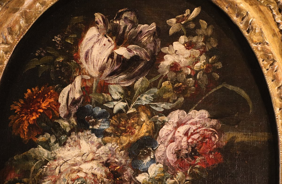 Paire de natures mortes de fleurs, Margherita Caffi (Crémone 1647 – Milan 1710) atelier de-photo-5