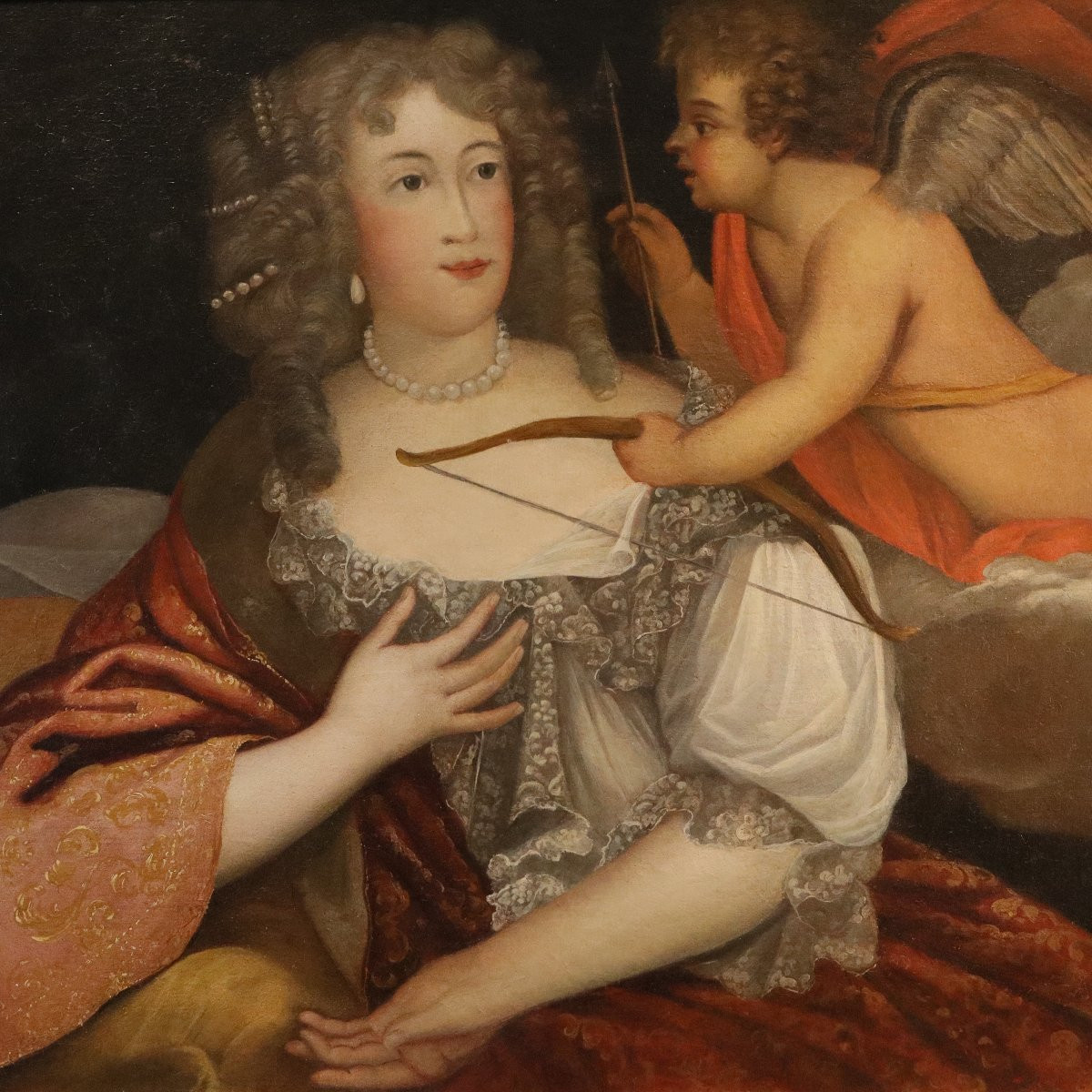 Portrait Of Françoise-athénaïs, Marquise De Montespan, Henri Gascard (paris 1635 – Rome 1701)-photo-1