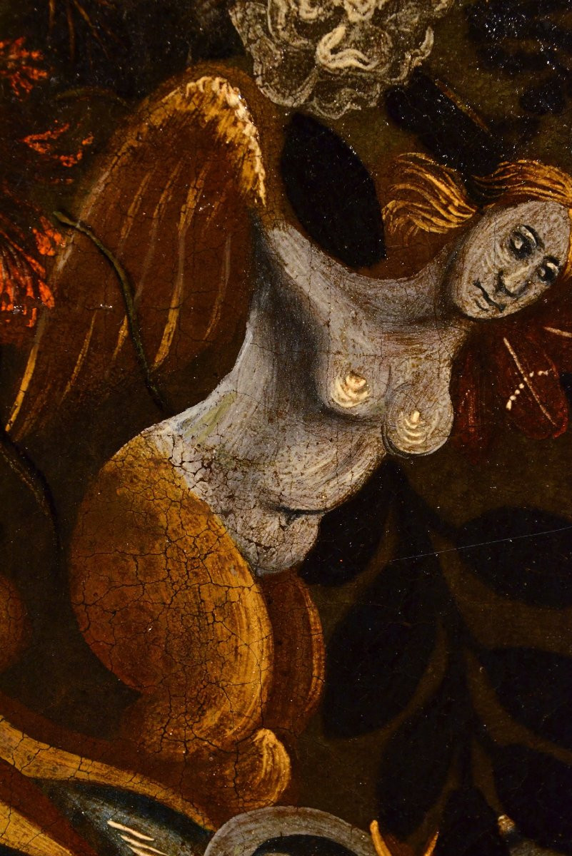 Fleurs Dans Un Vase Classique, Maître Du Vase Aux Grotesques (rome, XVIIe Siècle)-photo-6