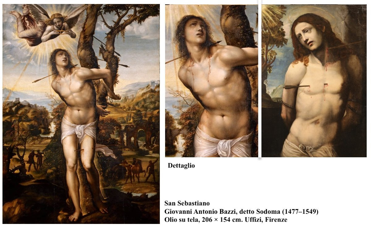 Saint Sébastien, Giovanni Antonio Bazzi, dit Sodoma (Vercelli 1477 – Sienne 1549) Suiveur de-photo-3