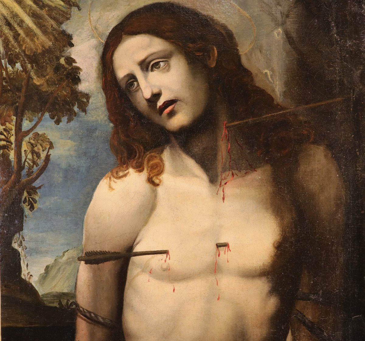 Saint Sébastien, Giovanni Antonio Bazzi, dit Sodoma (Vercelli 1477 – Sienne 1549) Suiveur de-photo-1